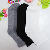 6 Pairs/lot Men Socks Summer Solid Color Mesh Male Short Sock Durable Breathable Anti-static Black Male Sock Calcetines meias