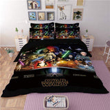 Star Wars 3D Bedding Set Print Duvet cover Twin full queen king Beautiful pattern Real lifelike bed sets Good quality pillowcase-COBERTOR-FOREVER KRN