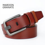 2017 Brand Luxury 100% Genuine Leather Belt for Men 4.0cm mens black belt unique mens belts cowskin leather belt 120cm LJ038