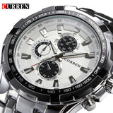 2017 Brand Luxury full stainless steel Watch Men Business Casual quartz Watches Military Wristwatch waterproof Relogio New SALE-WATCHS-FOREVER KRN