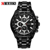 2017 Brand Luxury full stainless steel Watch Men Business Casual quartz Watches Military Wristwatch waterproof Relogio New SALE-WATCHS-FOREVER KRN