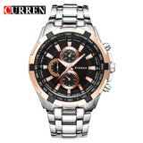 2017 Brand Luxury full stainless steel Watch Men Business Casual quartz Watches Military Wristwatch waterproof Relogio New SALE-WATCHS-FOREVER KRN