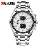 2017 Brand Luxury full stainless steel Watch Men Business Casual quartz Watches Military Wristwatch waterproof Relogio New SALE-WATCHS-FOREVER KRN