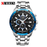 2017 Brand Luxury full stainless steel Watch Men Business Casual quartz Watches Military Wristwatch waterproof Relogio New SALE-WATCHS-FOREVER KRN