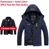 Plus Size 5XL 6XL Winter Jacket Men/Women Waterproof Windbreakers Two Jackets In One Thick Warm Parkas Outerwear & Coats CF1688-CHAMARRAS-FOREVER KRN