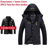 Plus Size 5XL 6XL Winter Jacket Men/Women Waterproof Windbreakers Two Jackets In One Thick Warm Parkas Outerwear & Coats CF1688-CHAMARRAS-FOREVER KRN