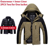 Plus Size 5XL 6XL Winter Jacket Men/Women Waterproof Windbreakers Two Jackets In One Thick Warm Parkas Outerwear & Coats CF1688-CHAMARRAS-FOREVER KRN