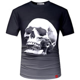 3D Men T shirt 2017 New Fashion Brand Men's Skull 3D Printed T shirt Plus Size S-5XL Funny Print Men Clothes Camiseta Masculino-PLAYERAS-FOREVER KRN