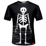 3D Men T shirt 2017 New Fashion Brand Men's Skull 3D Printed T shirt Plus Size S-5XL Funny Print Men Clothes Camiseta Masculino-PLAYERAS-FOREVER KRN