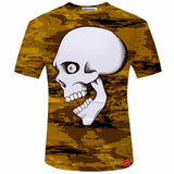 3D Men T shirt 2017 New Fashion Brand Men's Skull 3D Printed T shirt Plus Size S-5XL Funny Print Men Clothes Camiseta Masculino-PLAYERAS-FOREVER KRN