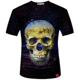 3D Men T shirt 2017 New Fashion Brand Men's Skull 3D Printed T shirt Plus Size S-5XL Funny Print Men Clothes Camiseta Masculino-PLAYERAS-FOREVER KRN