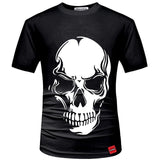 3D Men T shirt 2017 New Fashion Brand Men's Skull 3D Printed T shirt Plus Size S-5XL Funny Print Men Clothes Camiseta Masculino-PLAYERAS-FOREVER KRN