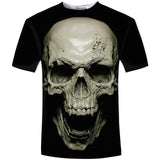 3D Men T shirt 2017 New Fashion Brand Men's Skull 3D Printed T shirt Plus Size S-5XL Funny Print Men Clothes Camiseta Masculino-PLAYERAS-FOREVER KRN