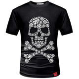 3D Men T shirt 2017 New Fashion Brand Men's Skull 3D Printed T shirt Plus Size S-5XL Funny Print Men Clothes Camiseta Masculino-PLAYERAS-FOREVER KRN