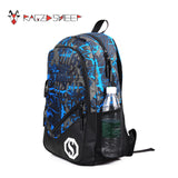 Raged Sheep Student Backpack School Bags Boys Luminous Animation USB Backpack Charge Changeover Joint Teenager Computer Bag-MOCHILAS Y BOLSOS-FOREVER KRN