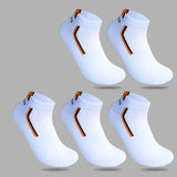 5 Pairs/lot Men Socks Stretchy Shaping Teenagers Short Sock Suit for All Season Non-slip Durable Male Socks Hosiery