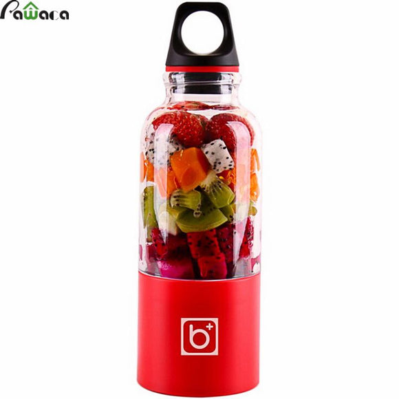 500ml Portable Juicer Cup USB Rechargeable Electric Automatic Bingo Vegetables Fruit Juice Maker Cup Blender Mixer Bottle-THERMO-FOREVER KRN