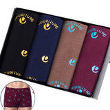 4pcs/lot High Quality Print Underwear Men Boxer Shorts Fashion Mid Waist U Convex Pouch Boxers Sexy Comfort Cueca Men Trunks-BOXER-FOREVER KRN