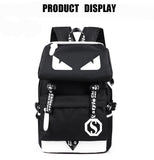 Raged Sheep School Backpack Men Laptop anti-theft Backpack Boys Luminous Animation USB Backpack Charge Changeover Joint Bag-MOCHILAS Y BOLSOS-FOREVER KRN