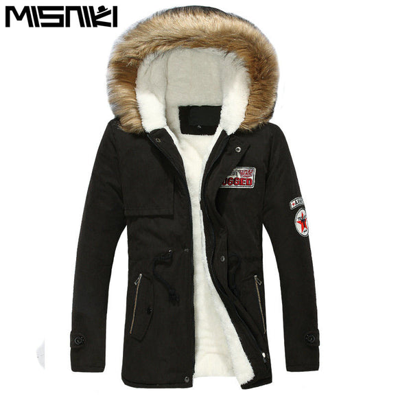 MISNIKI Hot Selling Autumn Winter Long Parka Men Casual Slim Fit Hood Winter Jackets Mens Lovers Coat (Asian Size)-CHAMARRAS-FOREVER KRN