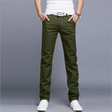 Business Casual Style Pants 9 Colors Spring Summer winter Men Cotton Slim Straight Trousers Casual Pants Multicolor Men Pants