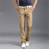 Business Casual Style Pants 9 Colors Spring Summer winter Men Cotton Slim Straight Trousers Casual Pants Multicolor Men Pants