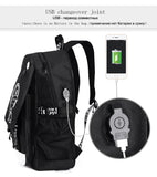 Raged Sheep Boys School Backpack Student Luminous Animation USB Charge Changeover Joint School Bags Teenager anti-theft backpack-MOCHILAS Y BOLSOS-FOREVER KRN