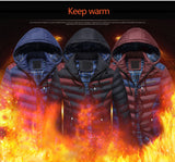 New Arrival Winter Jacket Men Warm Cotton Padded Coat Mens Casual Hooded Jackets Handsome Thicking Parka Plus size Slim Coats-CHAMARRAS-FOREVER KRN