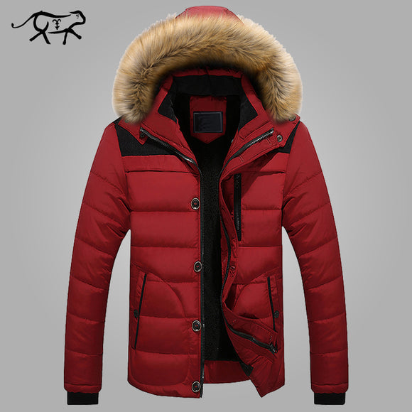 2017 New Winter Jacket Men Warm Coats Brand Fashion Casual Parkas Men Thickening Coat For Winter Cotton-Padded Outwear Clothing-CHAMARRAS-FOREVER KRN