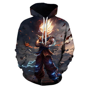 Dragon Ball Hoodies 3D Sweatshirts Men Women Tracksuits Fashion Casual Pullover Anime Hoodies Hooded Jackets Drop Shopping-SUDADERAS-FOREVER KRN