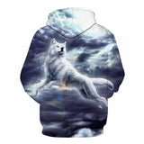 Wolf Printed Men 3d Sweathsirts Animal Hoodies Boy Pullovers Unisex Tracksuit Brand Outwear Quality 6XL Male Coat Hooded Jakcet-SUDADERAS-FOREVER KRN