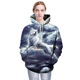 Wolf Printed Men 3d Sweathsirts Animal Hoodies Boy Pullovers Unisex Tracksuit Brand Outwear Quality 6XL Male Coat Hooded Jakcet-SUDADERAS-FOREVER KRN