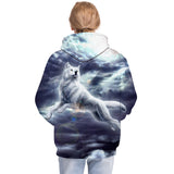 Wolf Printed Men 3d Sweathsirts Animal Hoodies Boy Pullovers Unisex Tracksuit Brand Outwear Quality 6XL Male Coat Hooded Jakcet-SUDADERAS-FOREVER KRN