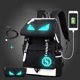 Raged Sheep School Backpack Men Laptop anti-theft Backpack Boys Luminous Animation USB Backpack Charge Changeover Joint Bag-MOCHILAS Y BOLSOS-FOREVER KRN