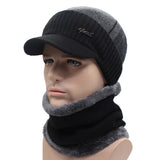 AETRUE Winter Hats Skullies Beanies Hat Winter Beanies For Men Women Wool Scarf Caps Balaclava Mask Gorras Bonnet Knitted Hat-BUFANDA-FOREVER KRN