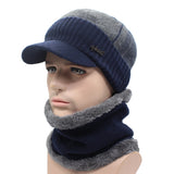 AETRUE Winter Hats Skullies Beanies Hat Winter Beanies For Men Women Wool Scarf Caps Balaclava Mask Gorras Bonnet Knitted Hat-BUFANDA-FOREVER KRN