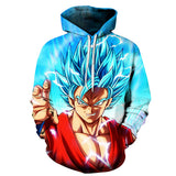 Anime Hoodies Dragon Ball Z Pocket Hooded Sweatshirts Kid Goku 3D Hoodies Pullovers Men Women Long Sleeve Outerwear New Hoodie-SUDADERAS-FOREVER KRN