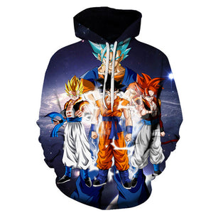 Anime Hoodies Dragon Ball Z Pocket Hooded Sweatshirts Kid Goku 3D Hoodies Pullovers Men Women Long Sleeve Outerwear New Hoodie-SUDADERAS-FOREVER KRN