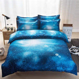 3d Galaxy Bedding Set Twin/Queen Universe Outer Space Themed pillowcase duvet cover flat Sheet 2PCS/3pcs/4pcs Duvet Cover Set-COBERTOR-FOREVER KRN