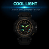 SMAEL Men Watches White Sport Watch LED Digital 50M Waterproof Casual Watch S Shock Male Clock 1509 relogios masculino Watch Man