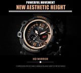 SMAEL Men Watches White Sport Watch LED Digital 50M Waterproof Casual Watch S Shock Male Clock 1509 relogios masculino Watch Man