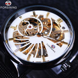 Forsining Fashion Luxury Thin Case Neutral Design Waterproof Mens Samll Dial Watches Top Brand Luxury Mechanical Skeleton Watch-WATCHS-FOREVER KRN