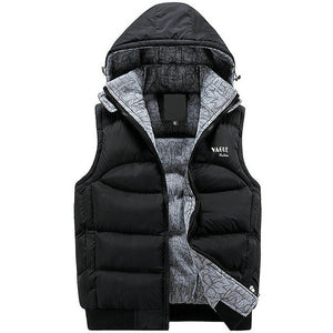 MISNIKI New Stylish Autumn Winter Vest Men High Quality Hood Warm Sleeveless Jacket Waistcoat Men (Asian Size)-VEST-FOREVER KRN