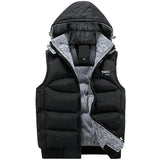 MISNIKI New Stylish Autumn Winter Vest Men High Quality Hood Warm Sleeveless Jacket Waistcoat Men (Asian Size)-VEST-FOREVER KRN