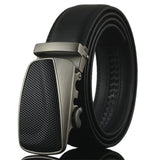 Men's Belt Leather Famous brand Designers high quality Luxury Wide 3.5CM Metal automatic buckle Waist strap Hombre male Fashion