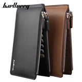 Baellerry New Limited PU Leather Wallet Slim Men Wallets Portefeuille Homme Card Holder Male Cuzdan Rfid wallet Black Long Purse-BILLETERAS-FOREVER KRN