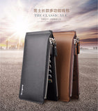 Baellerry New Limited PU Leather Wallet Slim Men Wallets Portefeuille Homme Card Holder Male Cuzdan Rfid wallet Black Long Purse-BILLETERAS-FOREVER KRN