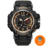 SMAEL Men Watches White Sport Watch LED Digital 50M Waterproof Casual Watch S Shock Male Clock 1509 relogios masculino Watch Man