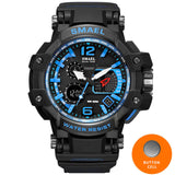 SMAEL Men Watches White Sport Watch LED Digital 50M Waterproof Casual Watch S Shock Male Clock 1509 relogios masculino Watch Man