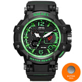 SMAEL Men Watches White Sport Watch LED Digital 50M Waterproof Casual Watch S Shock Male Clock 1509 relogios masculino Watch Man